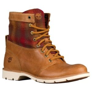Timberland Pendleton Collab Tan Leather Plaid
